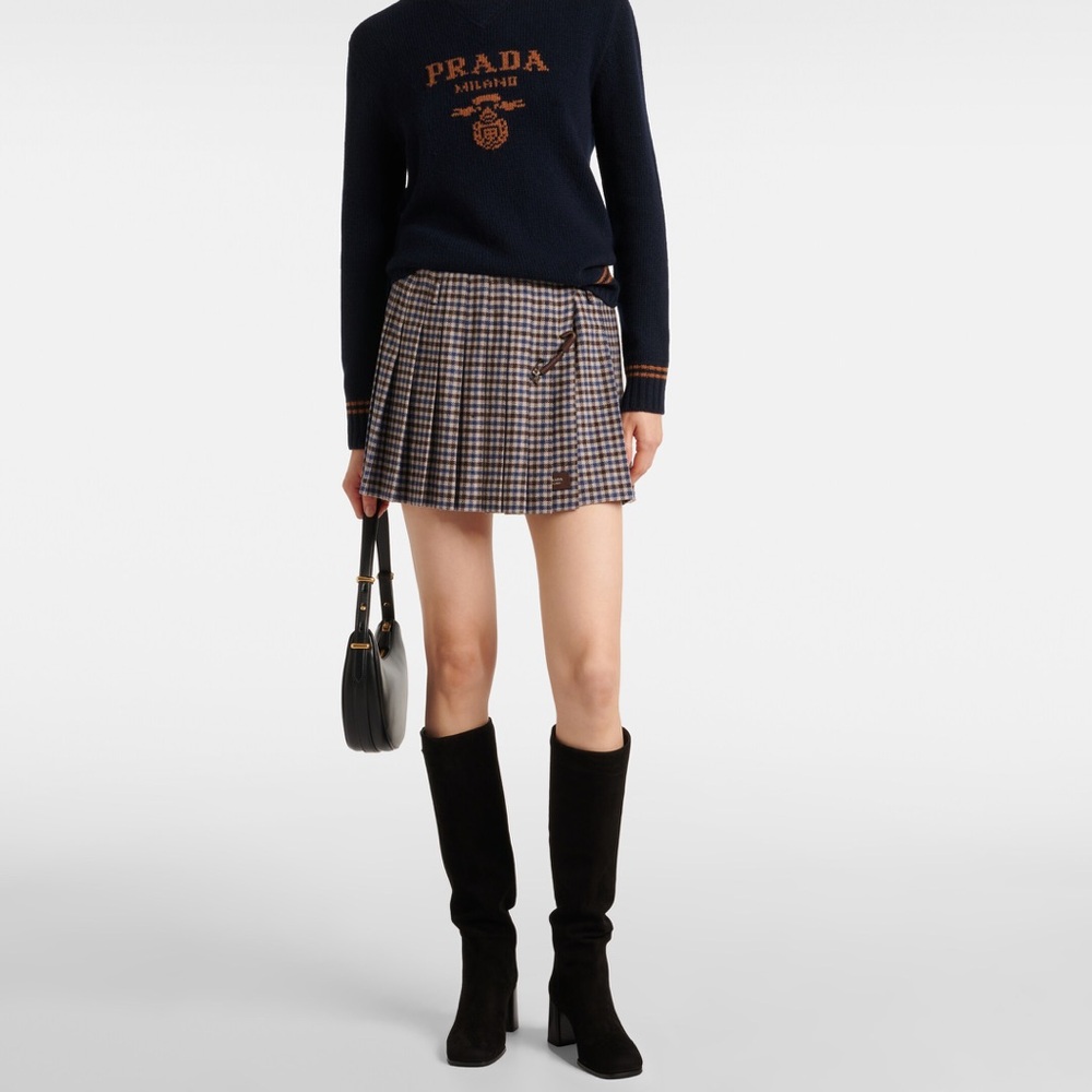 COPY - Knee HighSuede Prada Boot (Black) - Picture 12 of 13